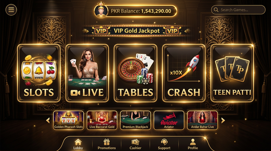 Main screen of luckpub casino page for PK players - 4